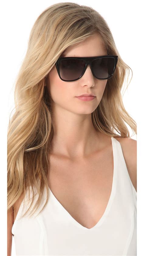 ysl womens sunglasses|saint laurent flat top sunglasses.